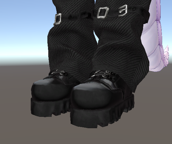 Result with "Skip Foot Fitting" applied (option enabled)