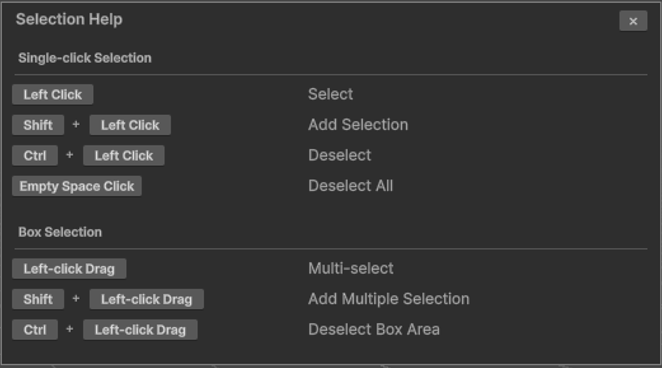 Multiple vertex selection 2