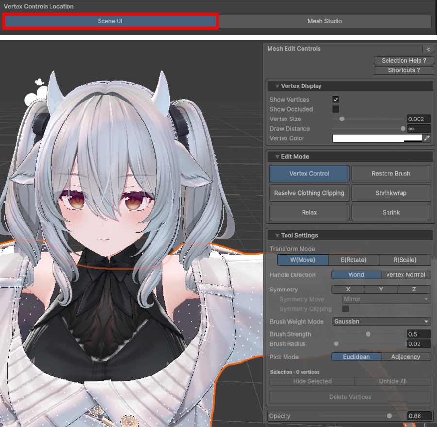Scene UI